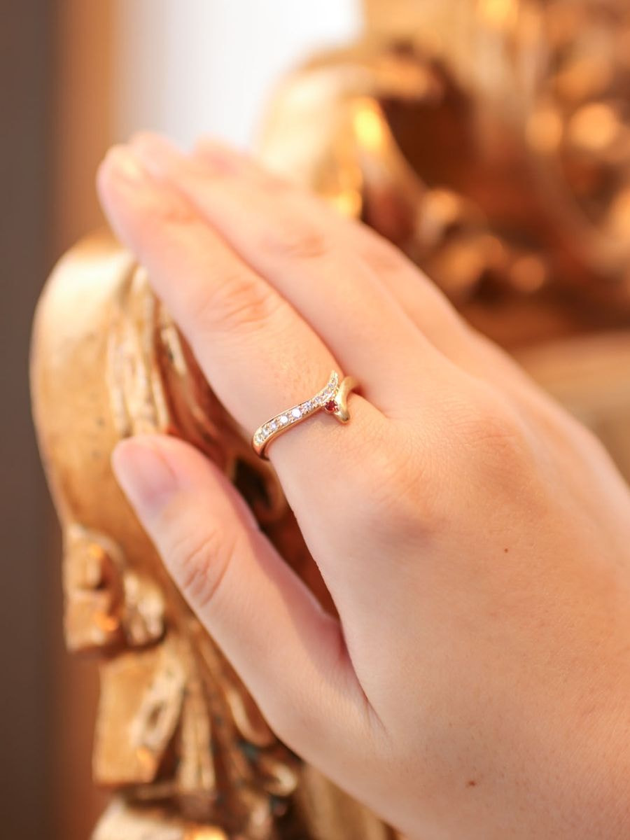 愛猫をイメージしたオーダーリング